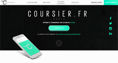 Desktop Screenshot of coursier.fr
