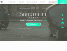 Tablet Screenshot of coursier.fr